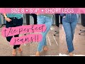 The BEST Jeans for Short Curvy Women! (Skinny, Straight & Mom Jeans)