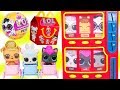 LOL Surprise Dolls Wave 2 Pets Vending Machine + McDonalds Happy Meal Drive Thru