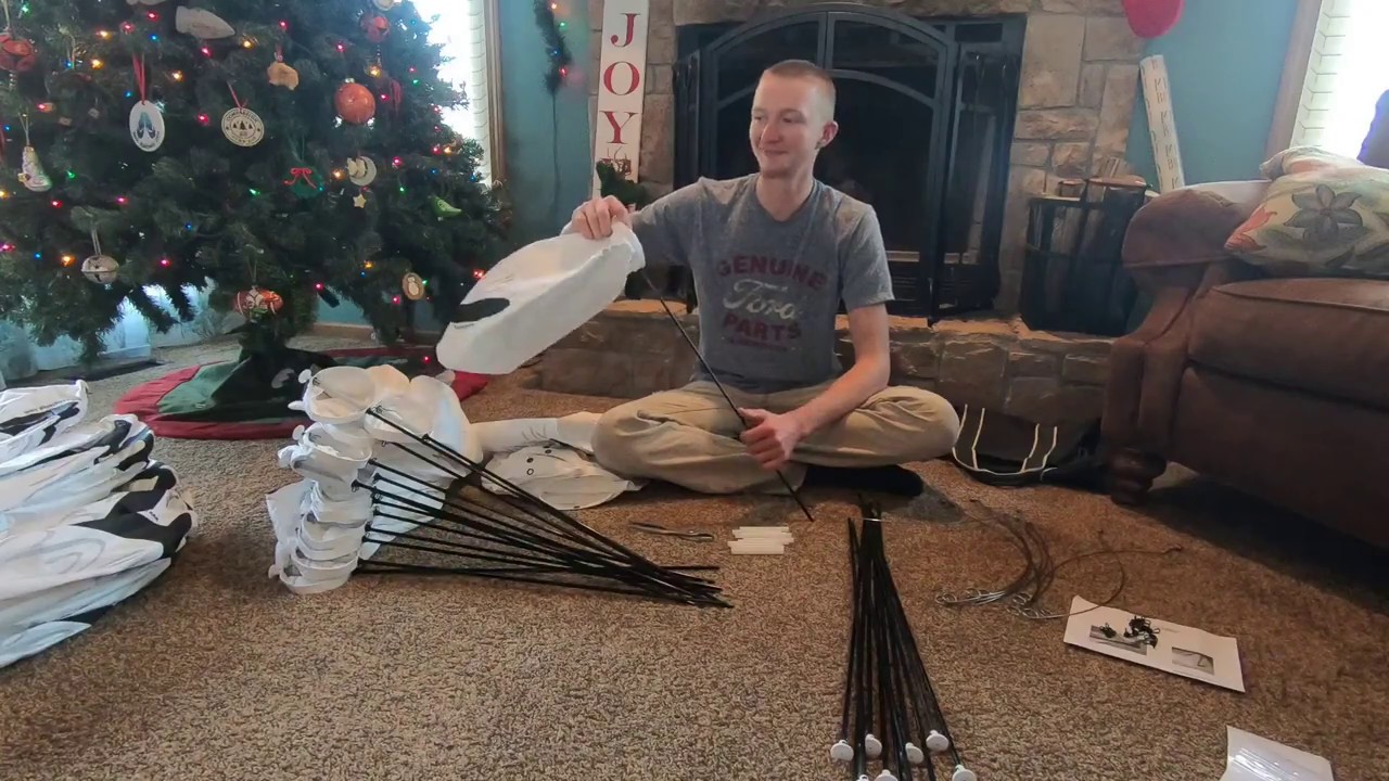 My First Snow Goose Socks Tanglefree Tutorial - YouTube