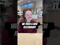 New restaurant #caregiverlife #dayinmylife #lifewithdownsyndrome #livingwithautism #sahmvlog #sahm