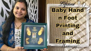 Baby 3d Hand n Foot casting and framing |Best casting frame for baby hand n foot #baby #casting