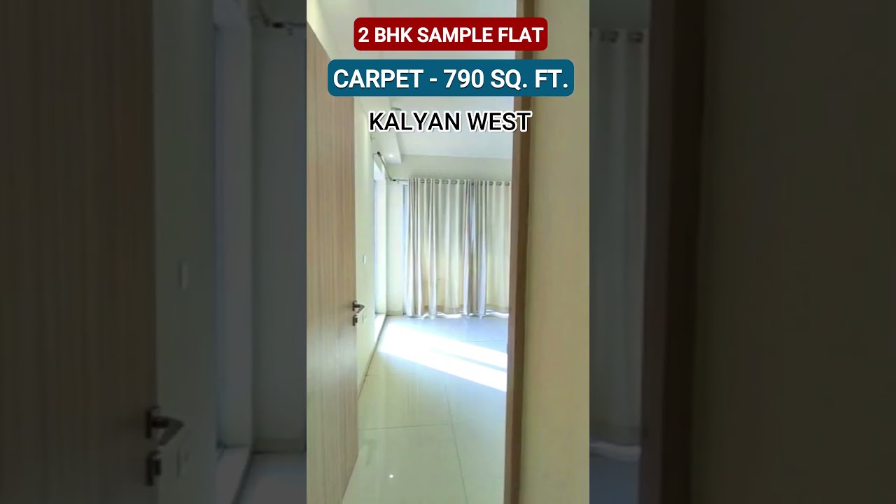 Luxurious 2 BHK🏡 Flat For Sale In Kalyan West | 25+ Amenities🤩 | Sample Flat | Call 7021988393