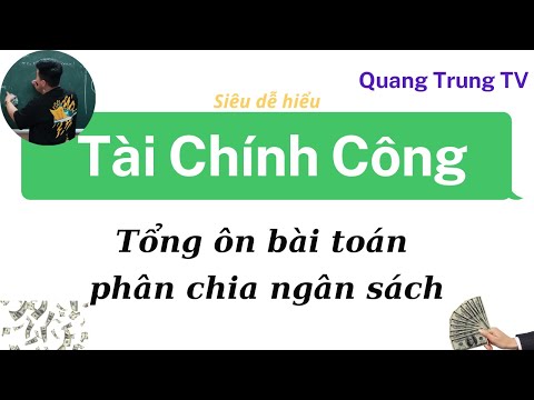 Video Tài Chính Công chương 6: Tổng ôn bài toán phân chia... - youtube