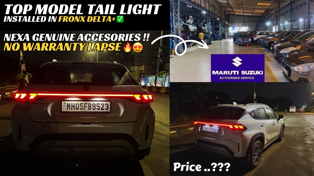 Where To Buy Delta 9 In Nc FRONX CONNECTED TAIL LIGHT INSTALLED IN DELTA+ | NEXA GENUINE