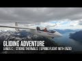 360° Glider Flight Over the Italian Alps | Janus C High Altitude Soaring