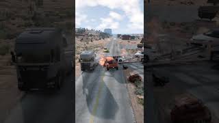Realistic Car Crash 338 😱 | BeamNG.drive #shorts