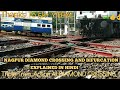 NAGPUR DIAMOND CROSSING!!BIFURCATION  AND TRIPLE TRAIN ACTION@ EXPLAINED IN HINDI !!