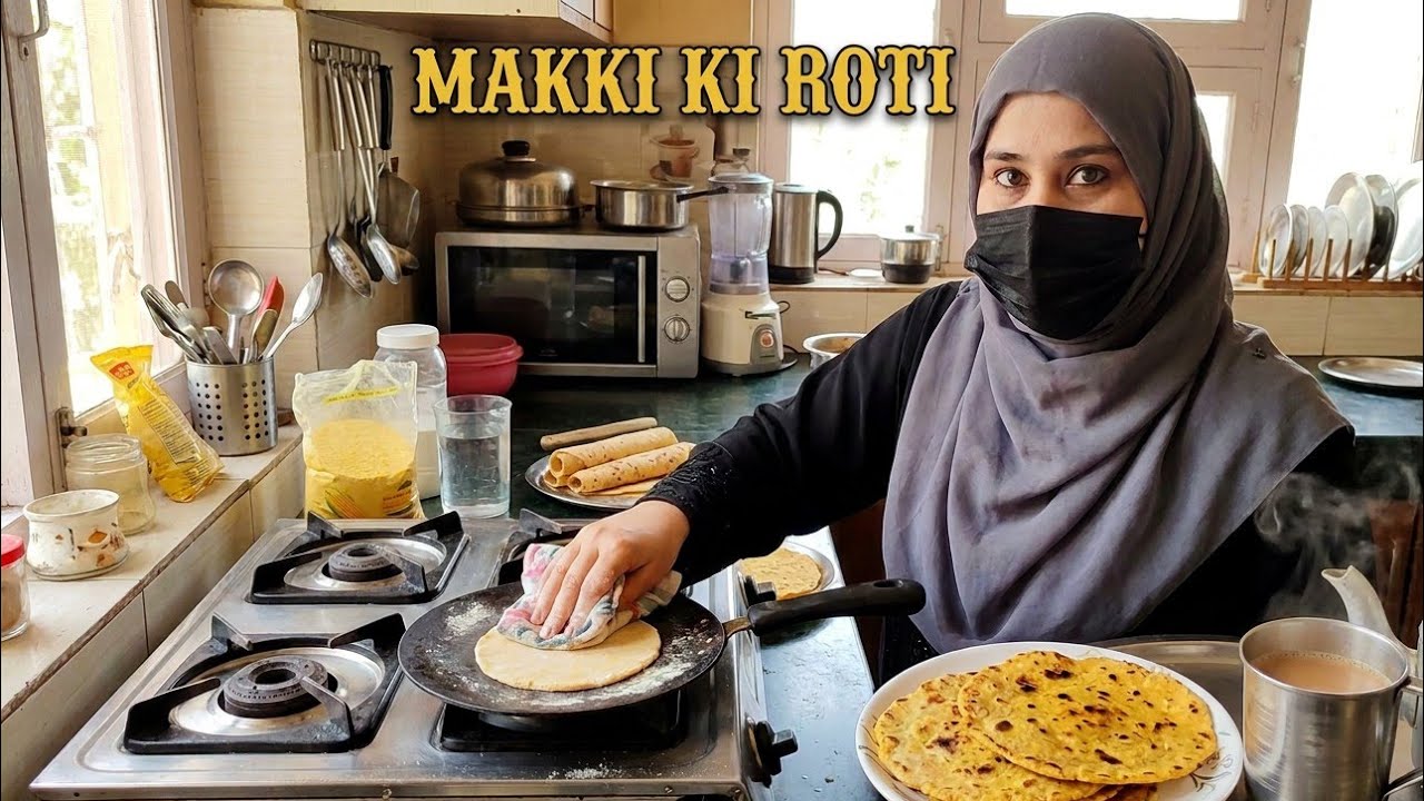 Maki ki roti banane ka anoka tarika #howtomake #cooking 