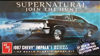 AMT 1967 Chevy Impala "Supernatural" Frame Chassis Set 1/25 Scale 