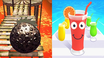 Rollance Adventure Balls VS Juice Run - All Levels Android iOS Gameplay Ep 5