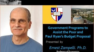 Government Programs to Assist the Poor and Paul Ryan's Budget Proposal