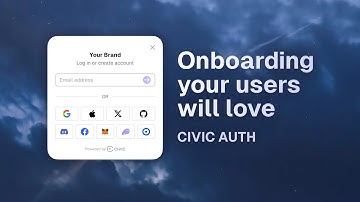 Civic Auth for seamless user management