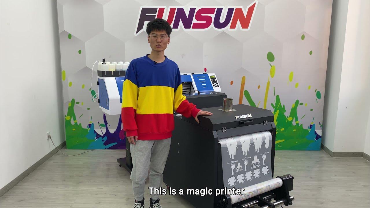 Funsun 60cm DTF Printer2021 new Textile printing technology Transfer