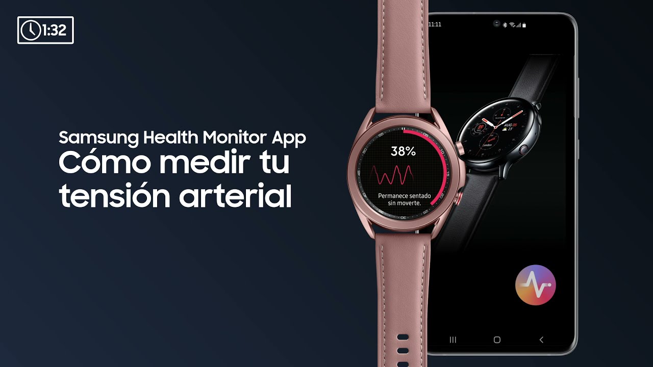 Cómo se mide la presión arterial con el reloj de Samsung