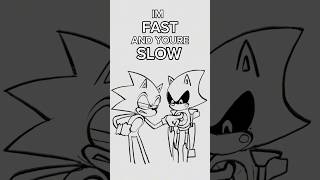 I’m fast and you’re slow, that’s how I did it 🤨 #sonicthehedgehog