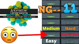 Athlete Statistics Antimatter Dimensions NG-- Episode 11: CONQUERING THE CHALLENGES!!