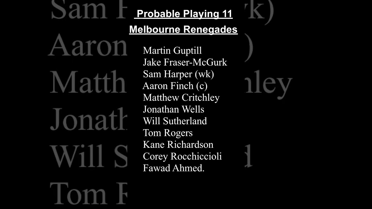 SCO VS REN Dream11 Prediction: Playing 11 & Fantasy Picks 