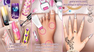 JOGO DE MANICURE E PEDICURE - UNHAS DECORADAS screenshot 1