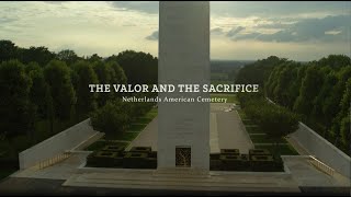 Valor and Sacrifice: World War 2 film displayed at Netherlands American Cemetery
