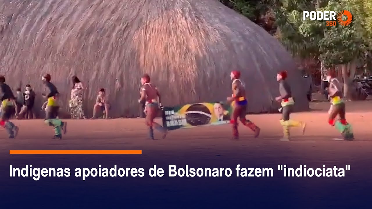 Indígenas apoiadores de Bolsonaro fazem “indiociata”