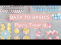 Piping Tutorial! Learn How to Pipe To Perfection! | Georgia's Cakes