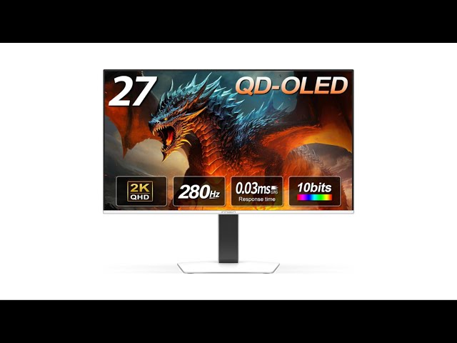 INNOCN 2780s Review 27 Inch QD-OLED 2K 280Hz Gaming Monitor 0.03ms