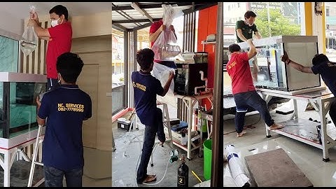 เชียร์ อยุธยา - งานย้ายตู้ปลา (ถอด/สลับ O4FS) + ปรับปรุงชุดท่อปั๊มน้ำงานบ่อ Set 2