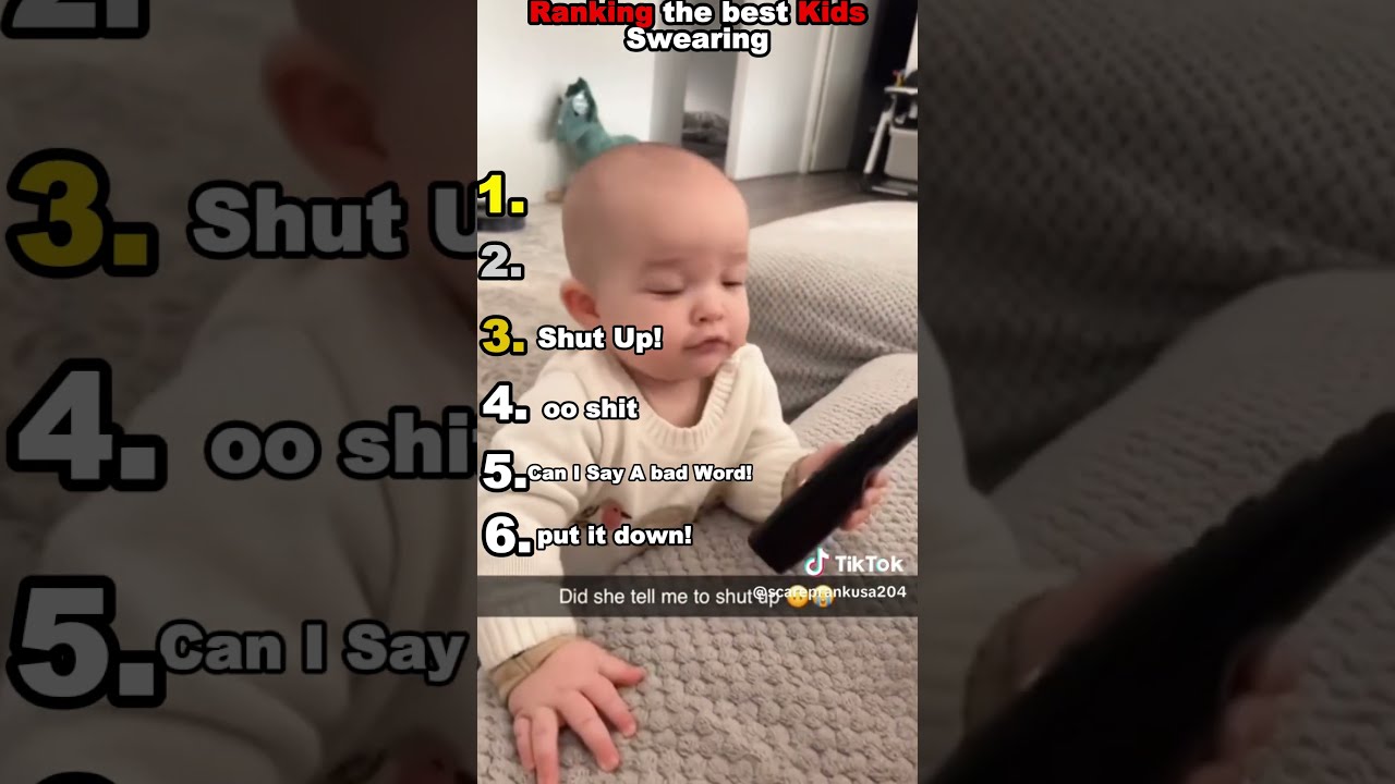 Ranking Funny Kids Swearing 