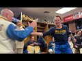 Go inside the locker room after Blues 6-2 win at the Winter Classic