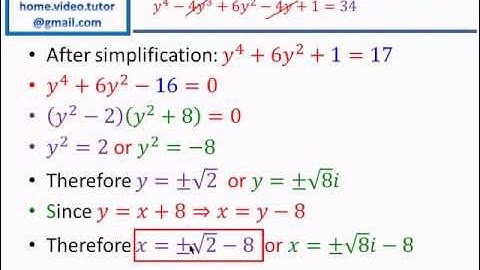 Theory of Equations #1- Solving Polynomial Equations