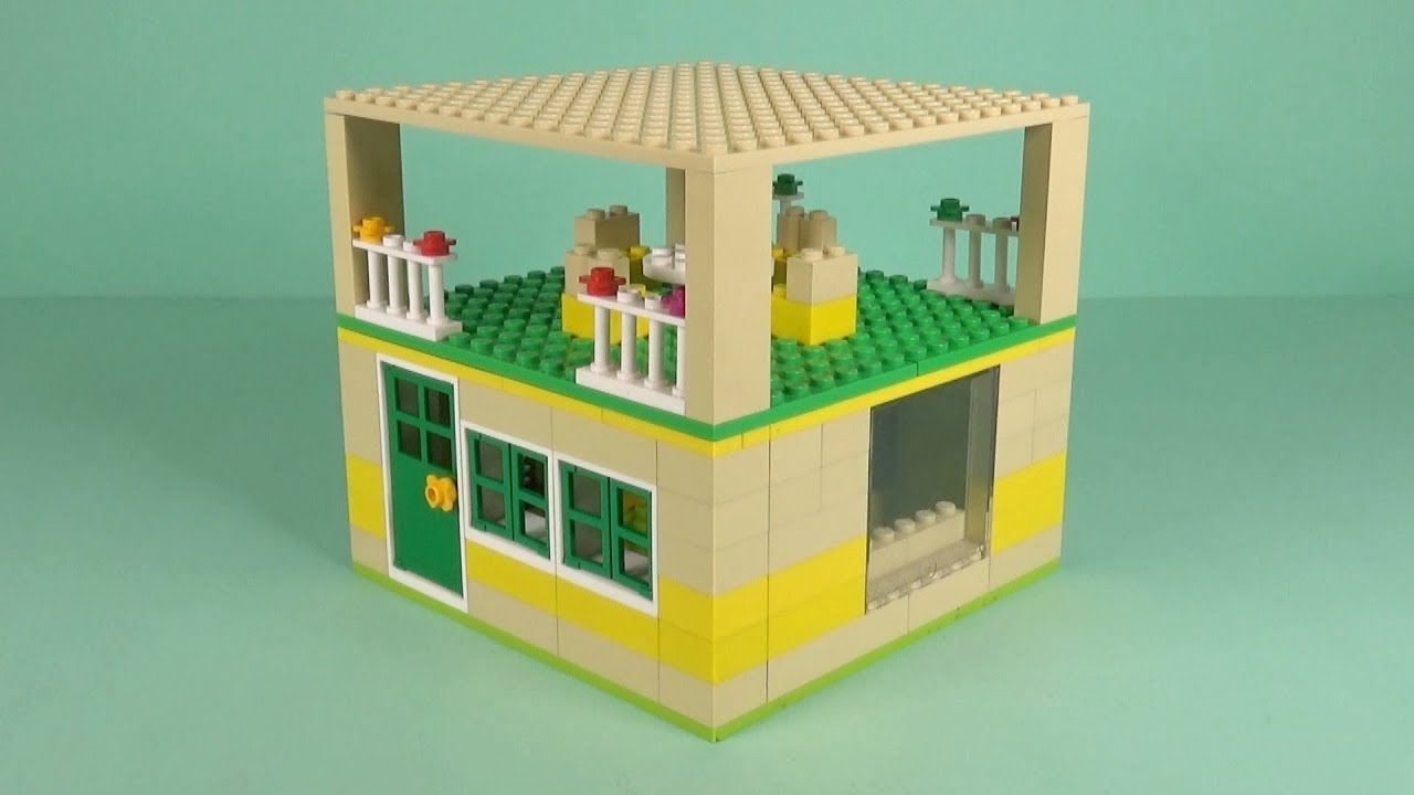 LEGO House Building Instructions - LEGO Bricks How To Build - DIY - YouTube