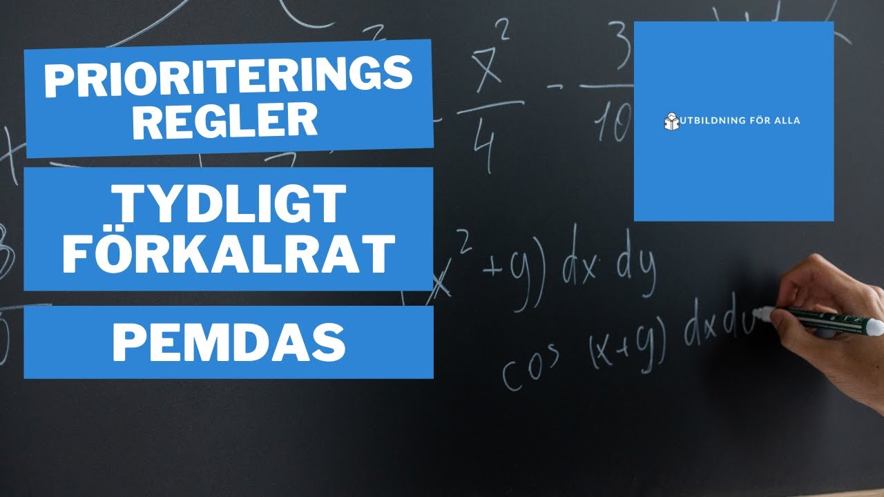 Prioriteringsregler (PEMDAS)