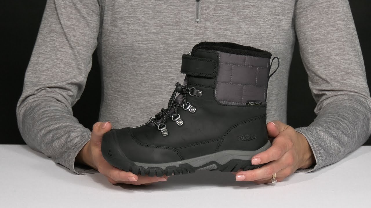 KEEN Revel IV MID Polar-M sneeuwlaars voor heren, Zwarte Noord-Atlantische Oceaan, 39.5 EU