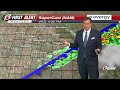 Comfortable W/ Spotty Rain & Storm Chance Tonight & Tuesday