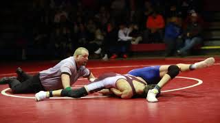 Ridgway's Tyler Merritt pins St. Marys Area's Isaac Marche