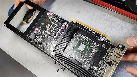 Teardown & Recycle Radeon HD5770 for Mac
