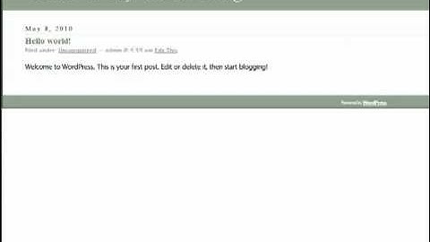 "Wordpress Made Simple" - Changing and managing themes
