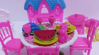 6 Minutes Satisfying with Unboxing Disney Hello Kitty Sanrio Kitchen Set |Miniature ASMR Kitchen Set