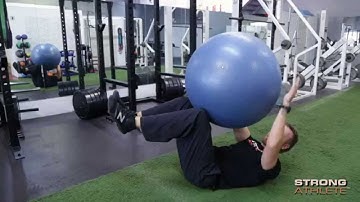 Dead Bug with Swiss Ball