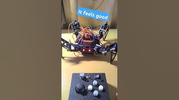 Spider robot wireless communication test #arduino #robotics #electronics #servo #nrf24l01