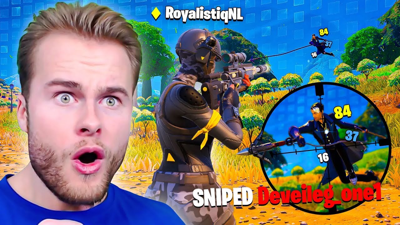 IK SNIPE HEM UIT Z'N GRAPPLE! 😱 - Fortnite Battle Royale (Nederlands)