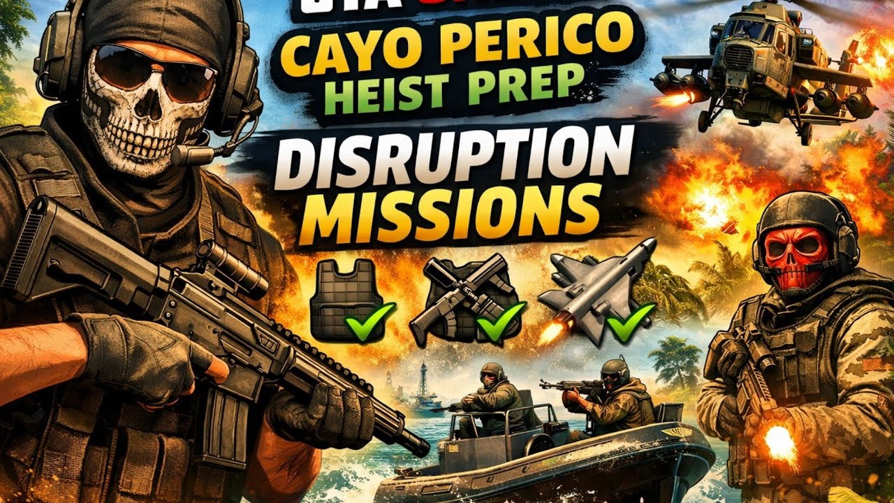 GTA Online – Cayo Perico Heist | All 3 Disruption Prep Missions (Complete Guide)