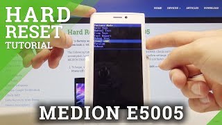 HARD RESET MEDION E5005 - Factory Mode / Format screenshot 5