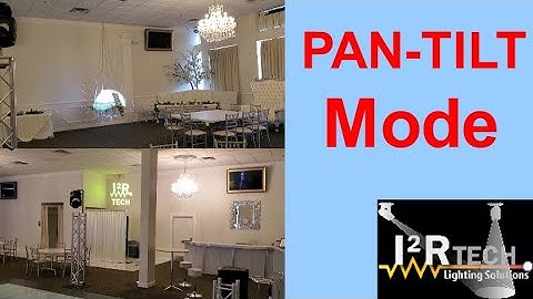 DMX Board, PAN and TILT Mode Tutorial - Controller for Remote Controlled Followspot System ready OOB