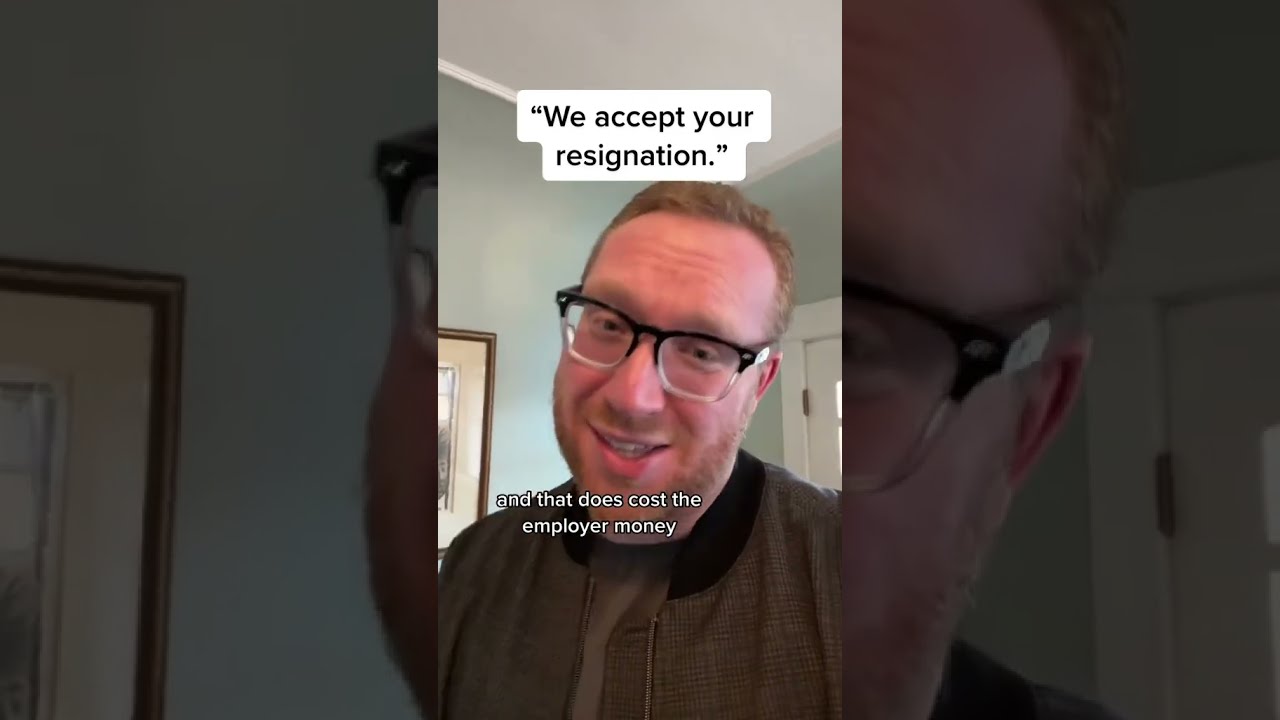  We Accept Your Resignation