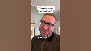 “We Accept Your Resignation”