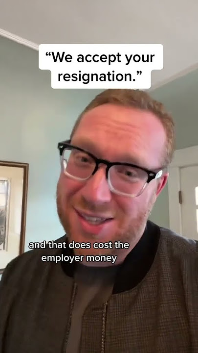 “We Accept Your Resignation”
