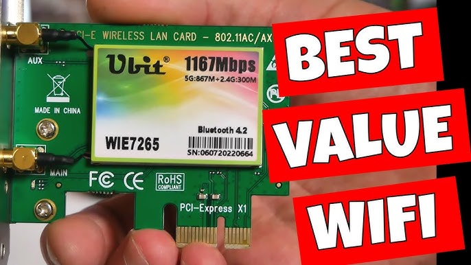 Carte WiFi PCI-E pour macOS 2.4 ghz, WLAN 802.11ac, WLAN, simple