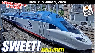 SWEET! AVELIA LIBERTY SIGHTED! FENDER BENDER AT LA GRANGE, THROW STONES AT TRAIN, MEET POLICE!