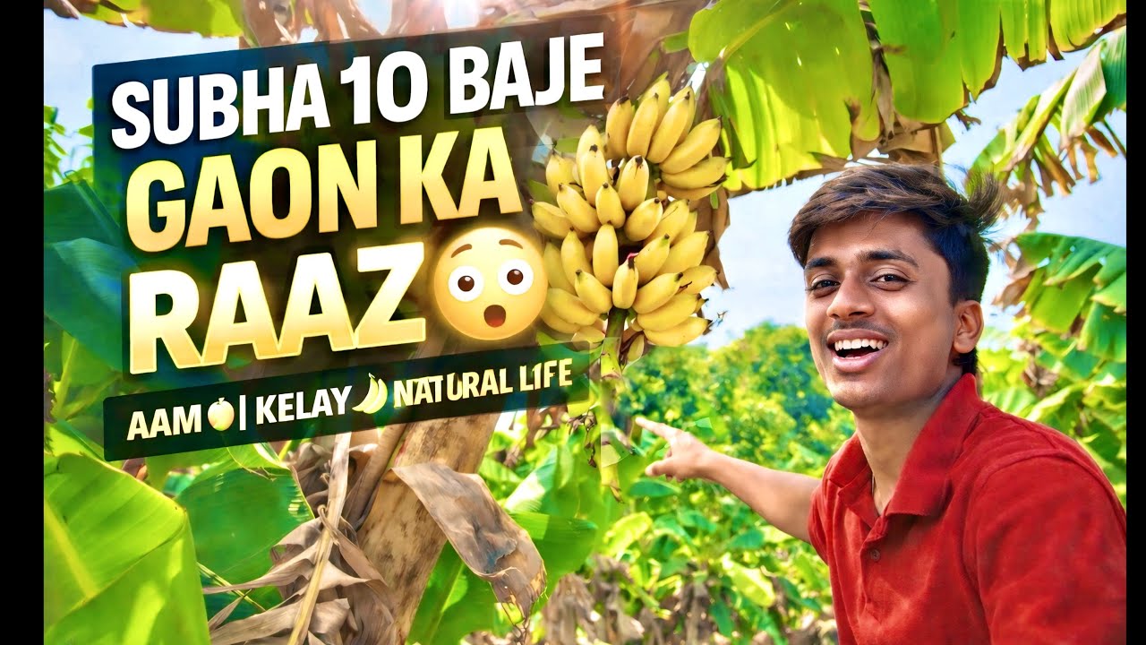 Pure Village Morning Vlog 🌴 | Aam, Kelay Aur Gaon Ki Zindagi ❤️